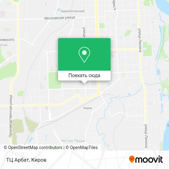 Карта ТЦ  Арбат