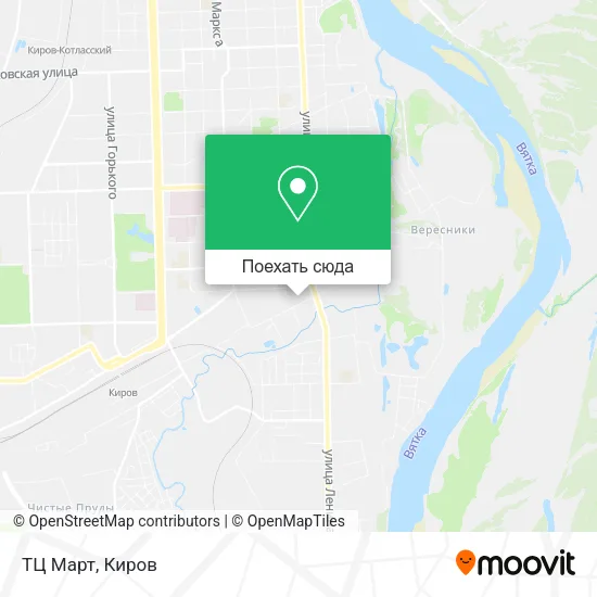 Карта ТЦ  Март