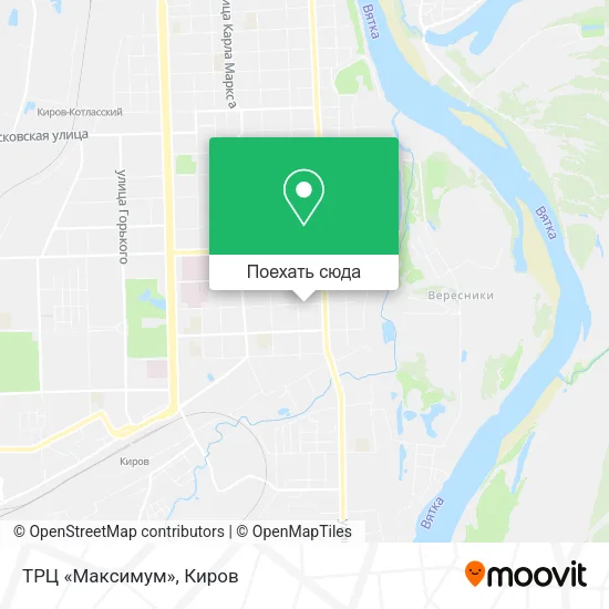 Карта ТРЦ «Максимум»