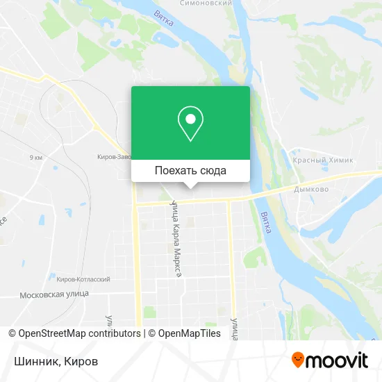 Карта Шинник