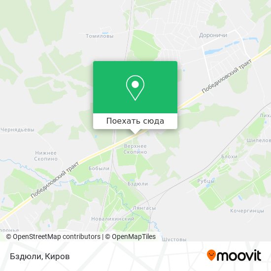 Карта Бздюли