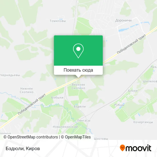 Карта Бздюли