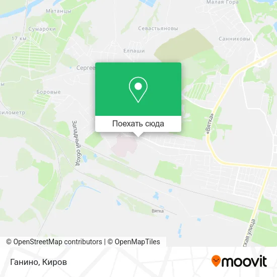 Карта Ганино