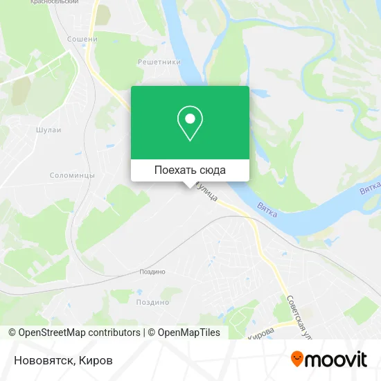 Карта Нововятск