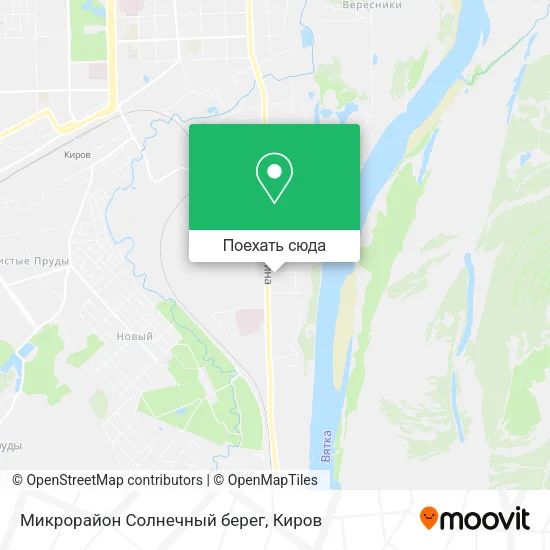 Карта Микрорайон  Солнечный берег