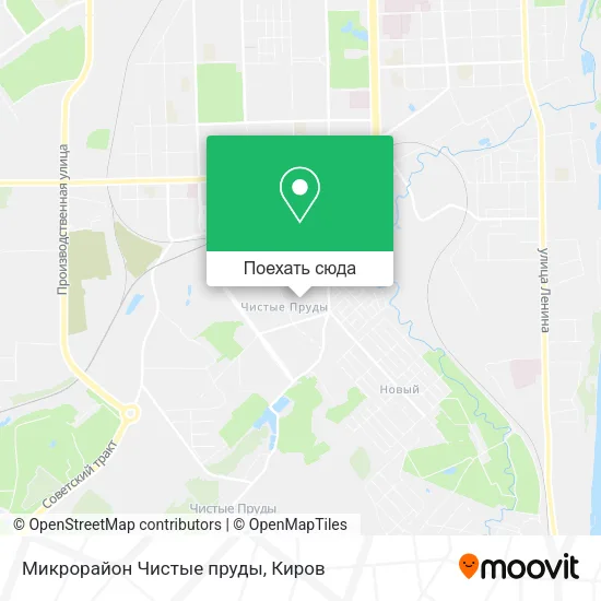 Карта Микрорайон  Чистые пруды