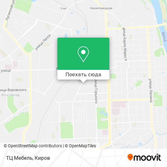 Карта ТЦ  Мебель