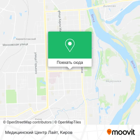 Карта Медицинский Центр  Лайт