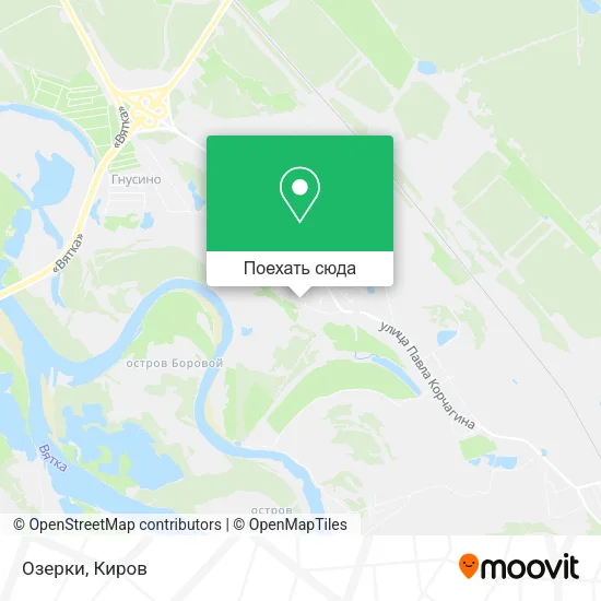 Карта Озерки