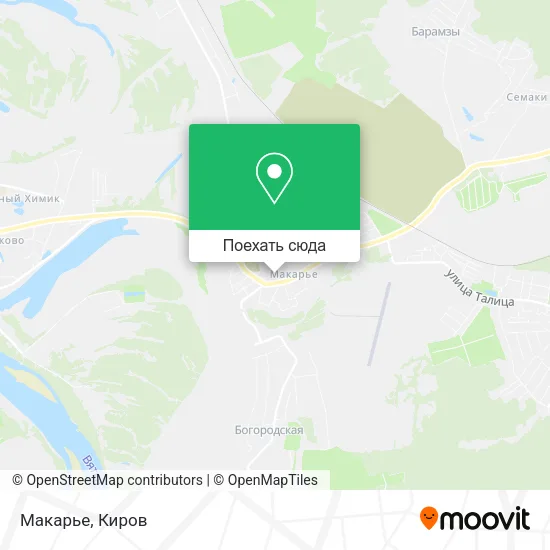 Карта Макарье