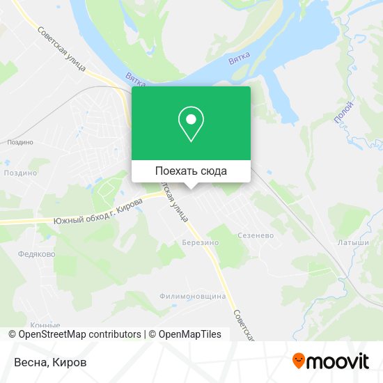 Карта Весна