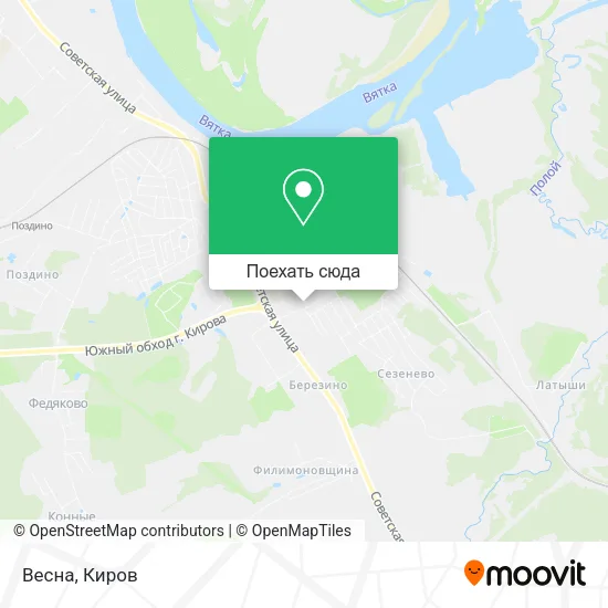 Карта Весна