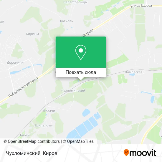 Карта Чухломинский