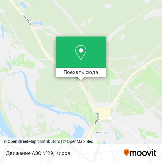 Карта Движение АЗС №29