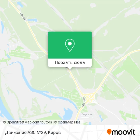 Карта Движение АЗС №29