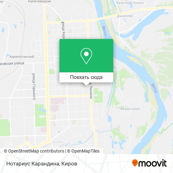 Карта Нотариус Карандина