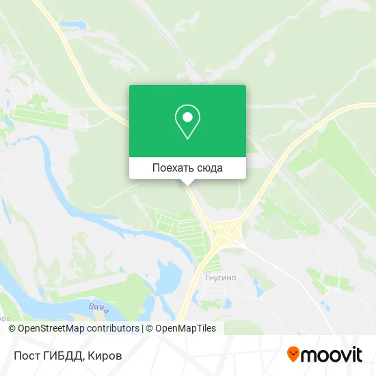 Карта Пост ГИБДД