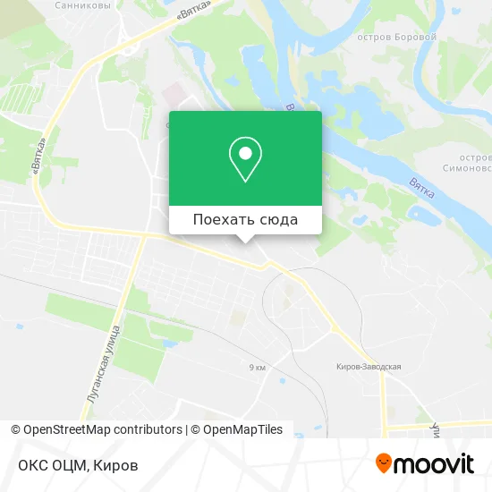 Карта ОКС ОЦМ