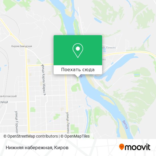 Карта Нижняя набережная