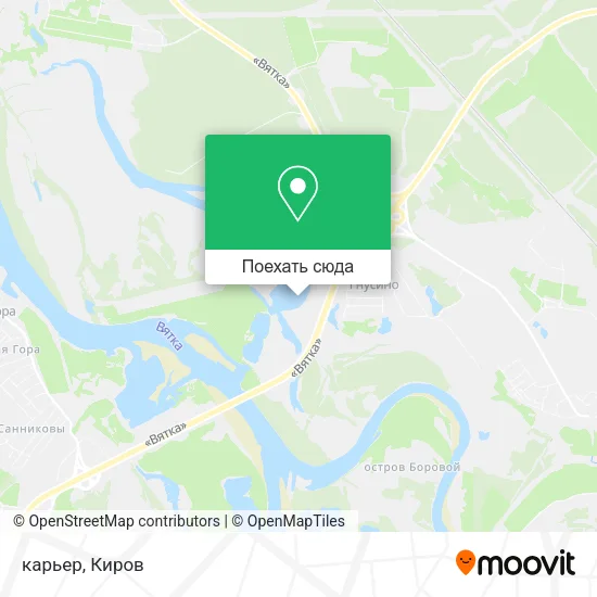 Карта карьер