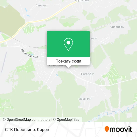 Карта СТК  Порошино