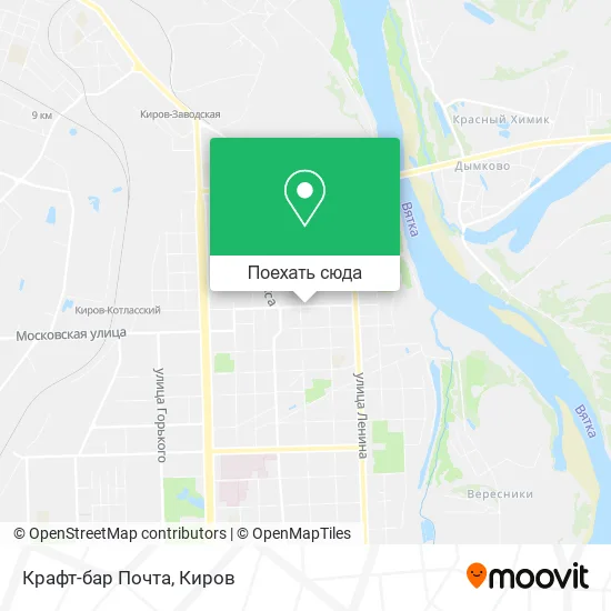 Карта Крафт-бар  Почта