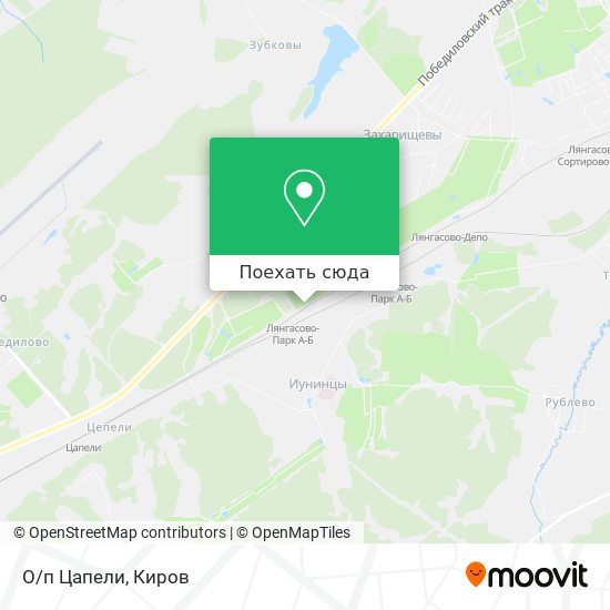 Карта О/п Цапели