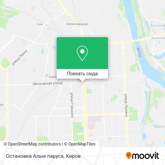 Карта Остановка  Алые паруса