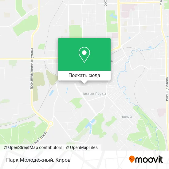 Карта Парк Молодёжный