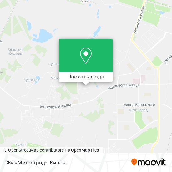 Карта Жк «Метроград»