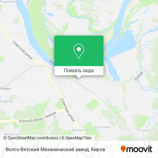 Карта Волго-Вятский Механический завод