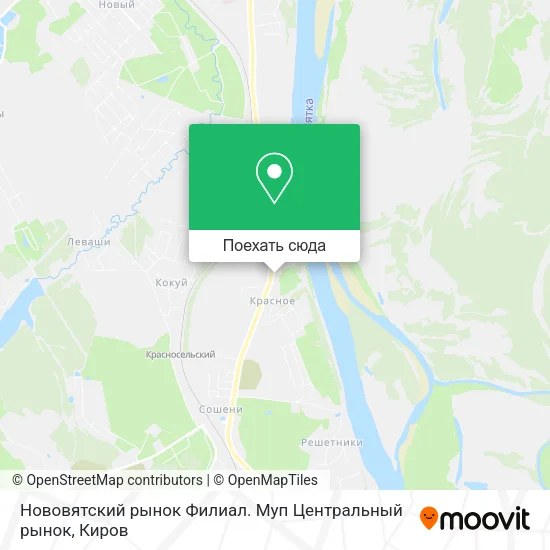 Карта Нововятский рынок Филиал. Муп Центральный рынок