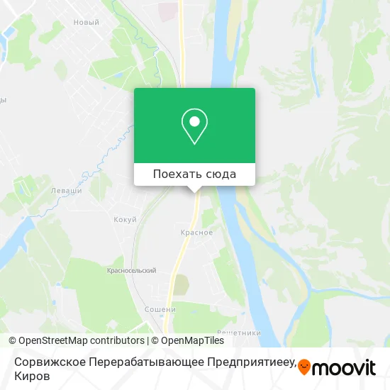 Карта Сорвижское Перерабатывающее Предприятиеey