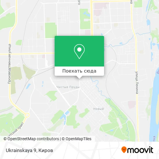 Карта Ukrainskaya 9