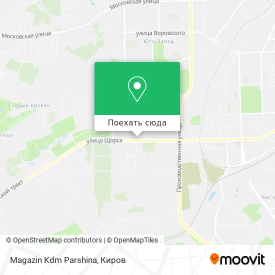 Карта Magazin Kdm Parshina