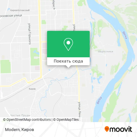 Карта Modern