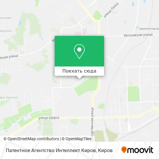 Карта Патентное Агентство Интеллект Киров