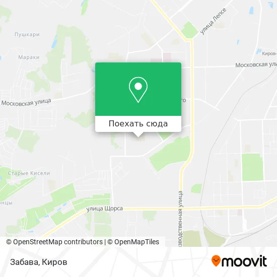 Карта Забава