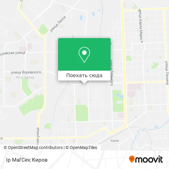 Карта Ip Mal'Cev