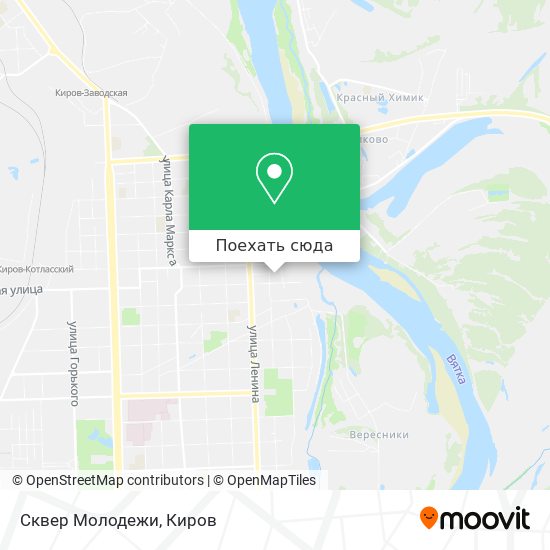 Карта Сквер Молодежи