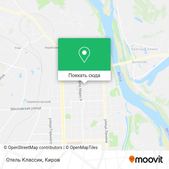Карта Отель Классик
