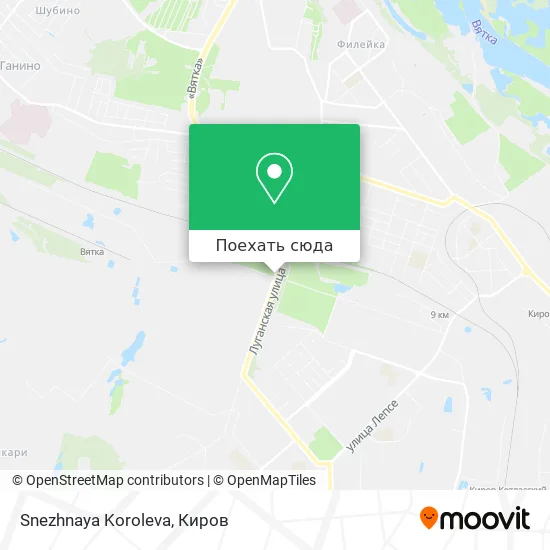 Карта Snezhnaya Koroleva