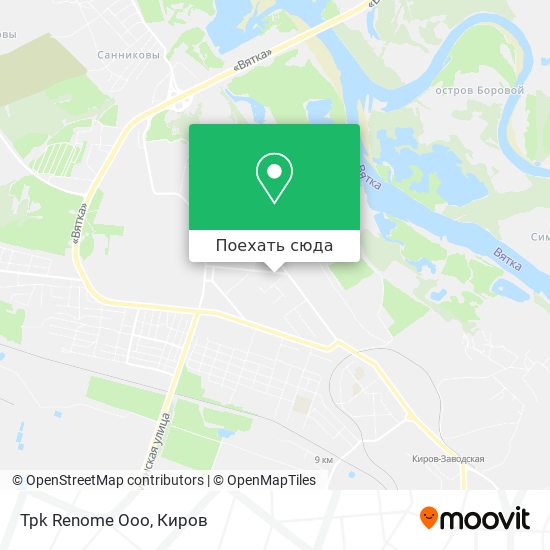 Карта Tpk Renome Ooo