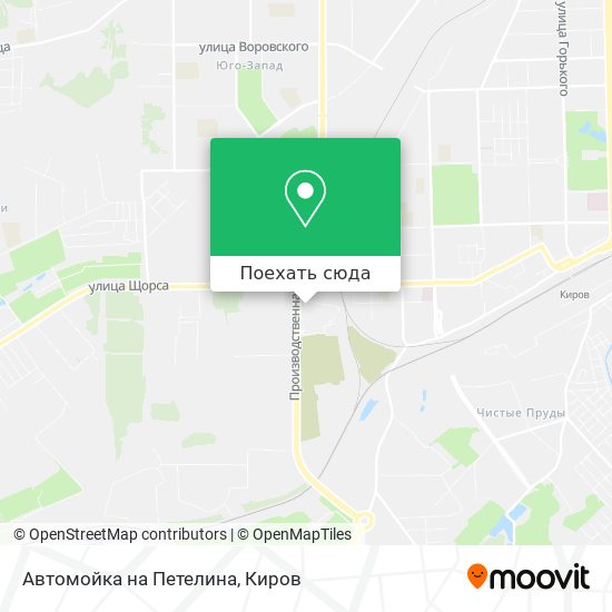 Карта Автомойка на Петелина