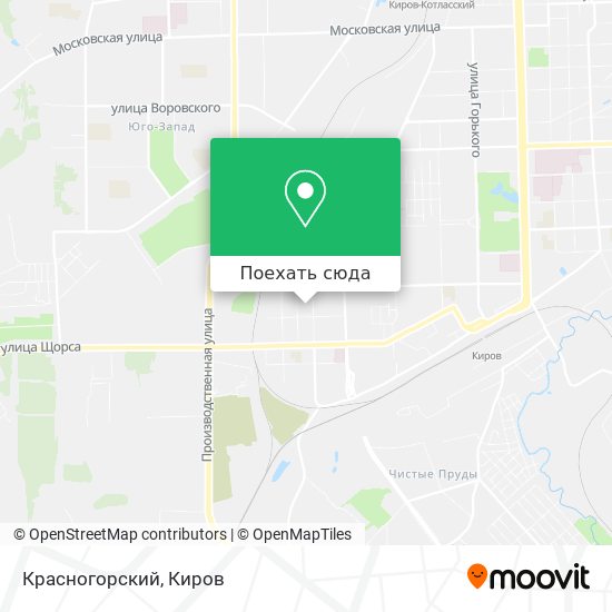 Карта Красногорский