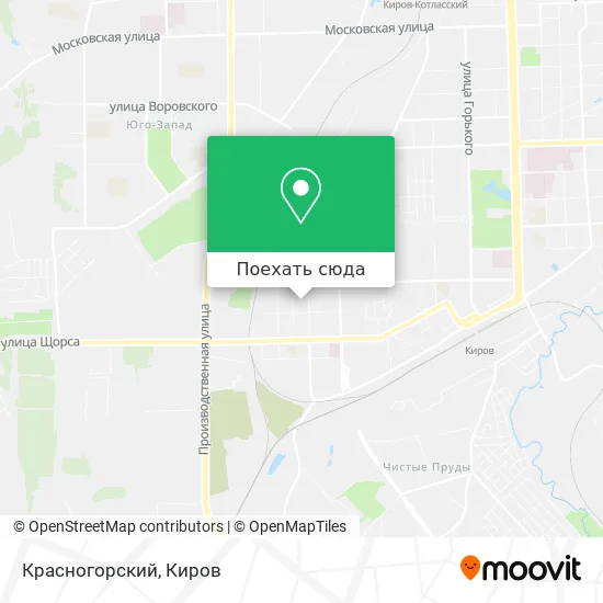 Карта Красногорский