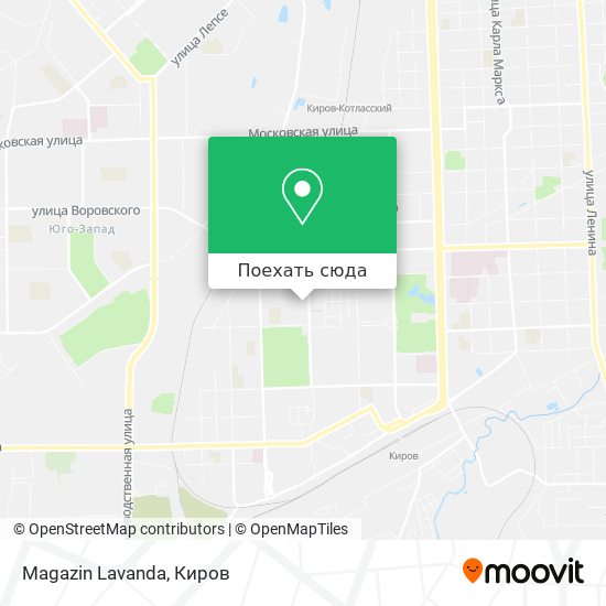 Карта Magazin Lavanda