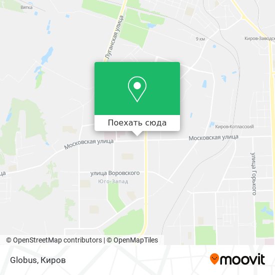 Карта Globus