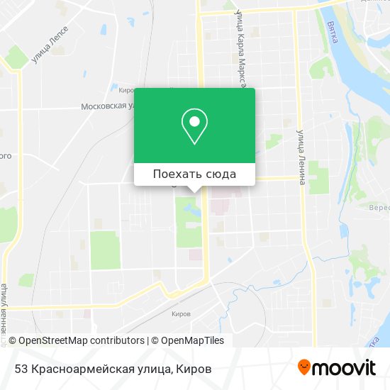 Карта 53 Красноармейская улица