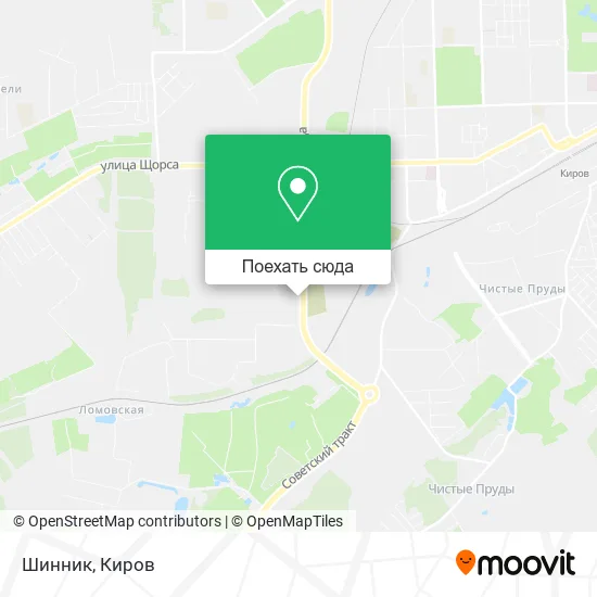 Карта Шинник